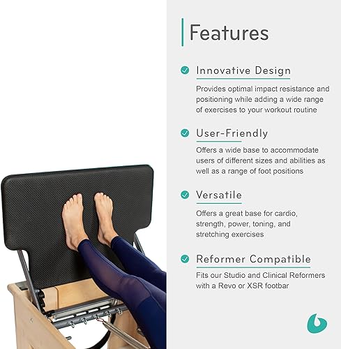 Miniatura 4 de Balanced Body Jumpus Maximus - Saltador acolchado más grande, accesorio para Studio Reformer con barra RevoXSR, equipo de entrenamiento para Pilates