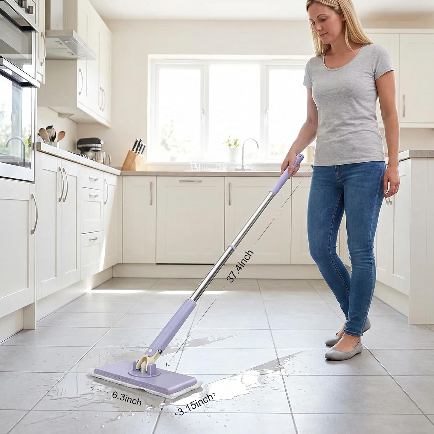 Snap Grip Mini Mop,Zero Touch Mini Mops