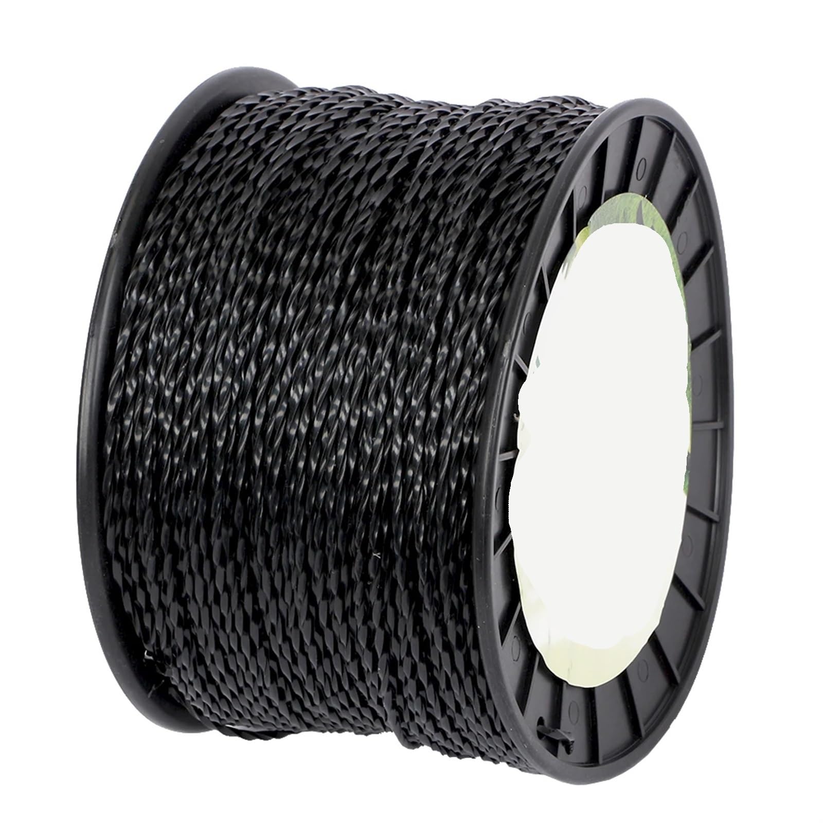Schwarzer Trimmerfaden, Spiraldrehschnur, 2,7 mm x 264 m, Whipper Snipper Cord