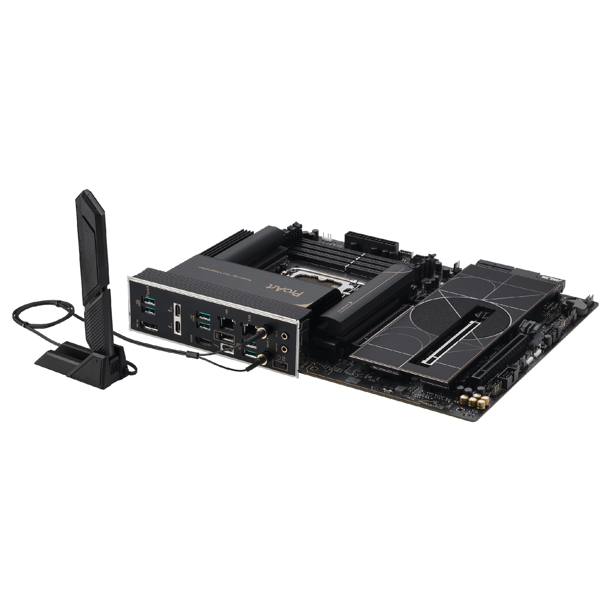 ASUS ProArt Z890-Creator WiFi - Placa Base ATX, 16+2+1+2 etapas de Potencia, PCIe 5.0 Compatible con GPU de última generación, Dos Thunderbolt 5 Tipo-C, LAN de 10 GB y 2,5 GB, WiFi 7, 5 Ranuras M.2
