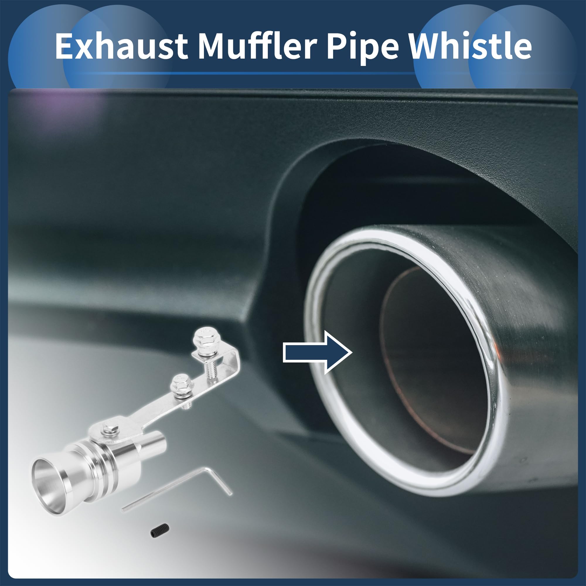 Sifflet De Tuyau D'Échappement Car Turbo Sound Whistle Tail Throat