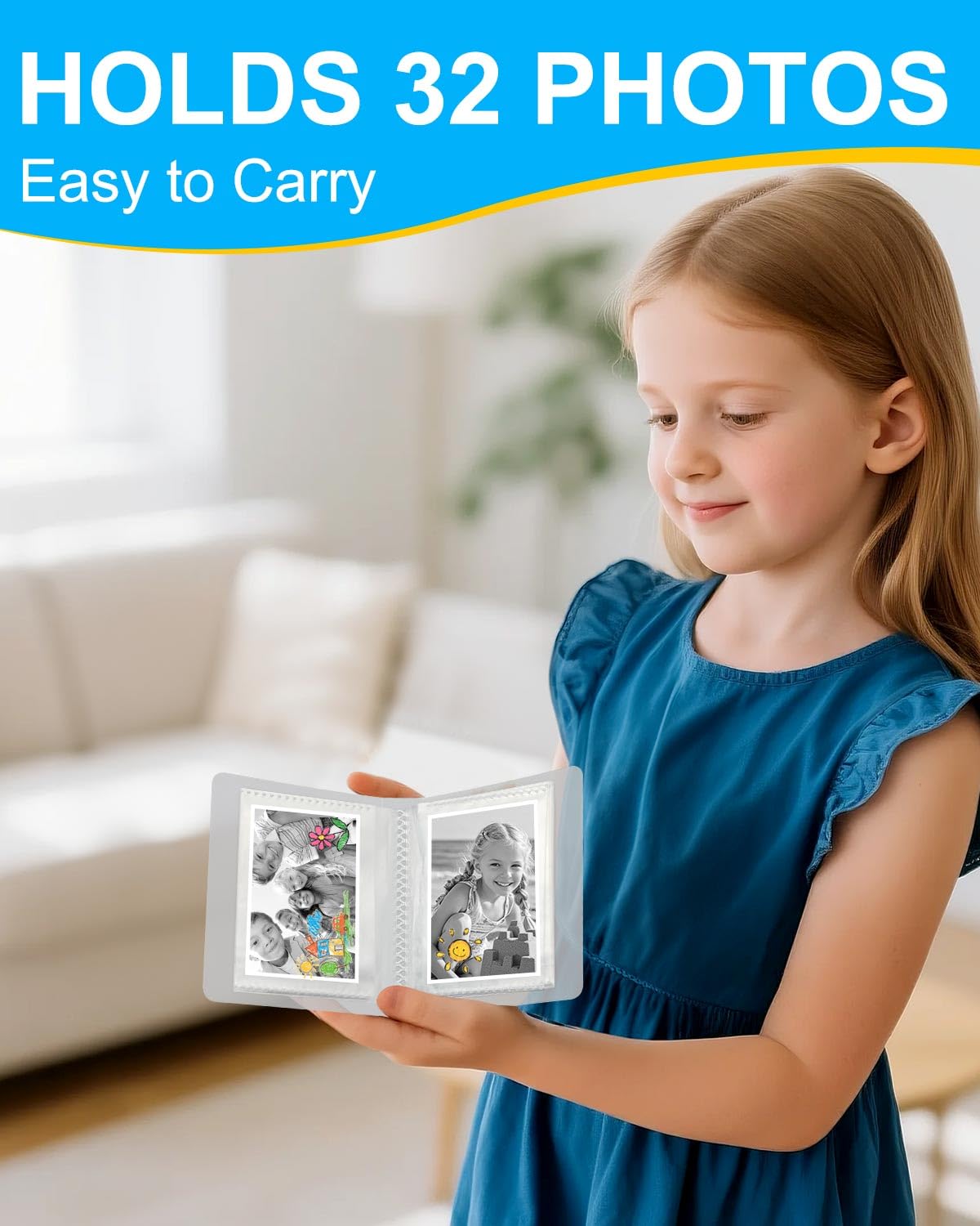 Cámara de impresión instantánea para niños, cámaras instantáneas de 1080P para niños que imprimen fotos con tarjeta de 32 GB, cámara digital Daurable para niños, regalo de cumpleaños para niñas y 9