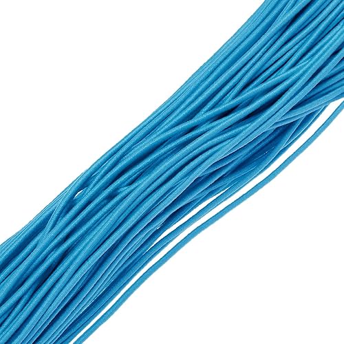 Vista 529 de PATIKIL Cuerda elástica elástica de 1/8 pulgadas, 11 yardas (0.118 in x 32.8 ft), color verde militar para manualidades, correas de gancho