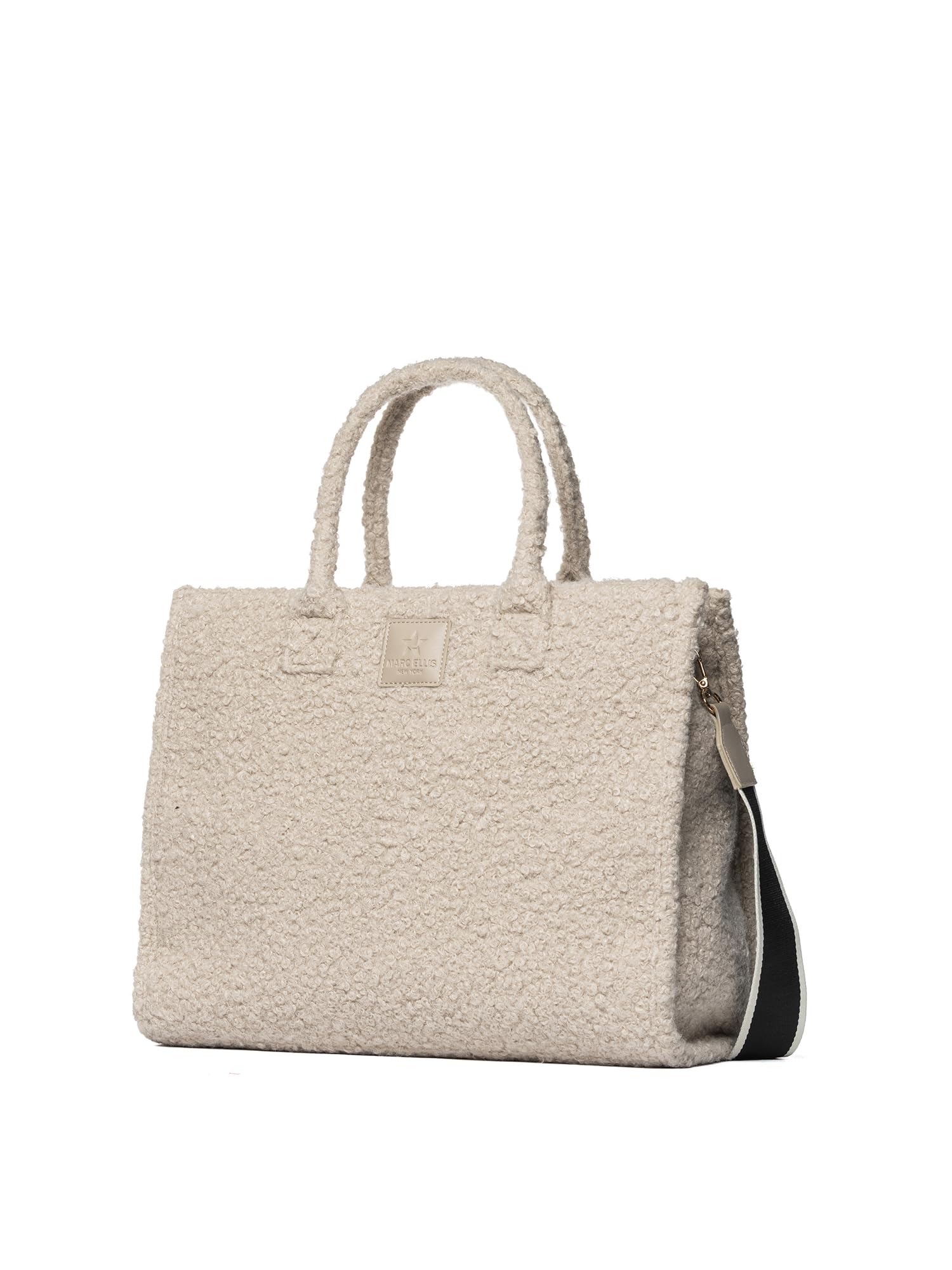 MARC ELLIS Borsa a Spalla Donna Celestia Lux Beige Scuro Texture 32x40x18 cm