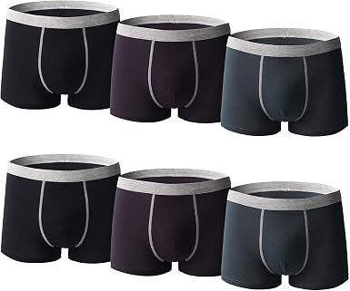 Amazon.com: XUEJIN Seis paquetes de calzoncillos tipo bóxer para hombre,  suaves y ajustados para la piel, ropa interior transpirable y seca para  hombre (L-6XL) : Ropa, Zapatos y Joyería