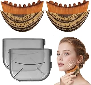 Cepillo facial de contorno linfático para dre...