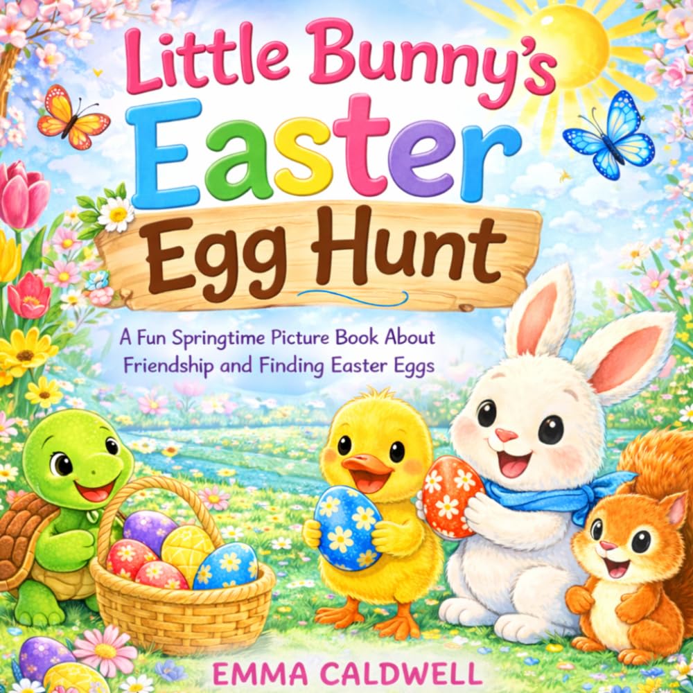 Little Bunny’s Easter Egg Hunt: A Fun Springtime Picture Book About Friendship and Finding Easter Eggs