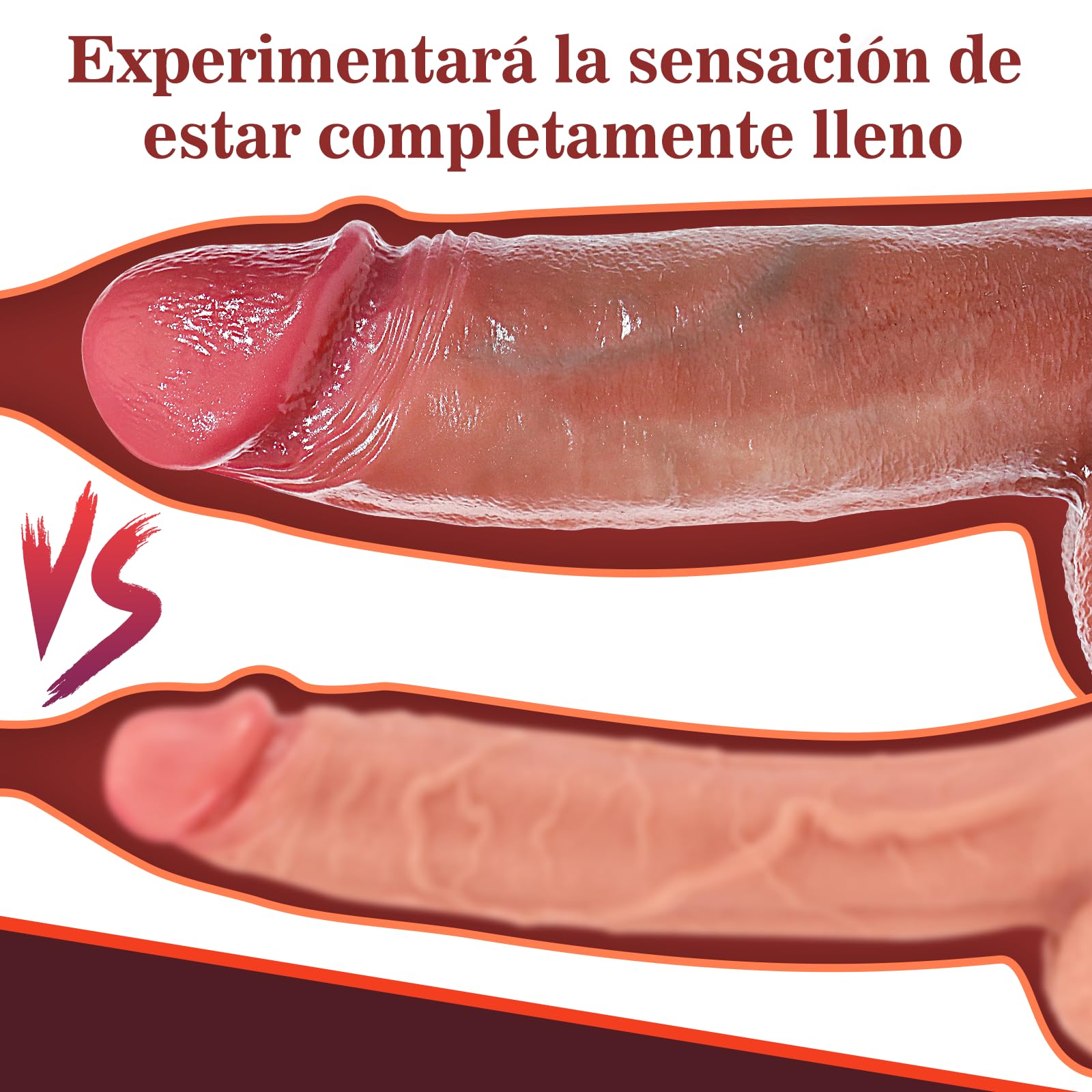 Consoladores grandes para Mujer Dildo Juguetes Sexuales Eróticos Pareja - Plug Anal Consolador Anales Réplica de Pene Realistas Hombre, Sex Toys Dildos Dobles de Silicona con Ventosa, Penes Mujeres
