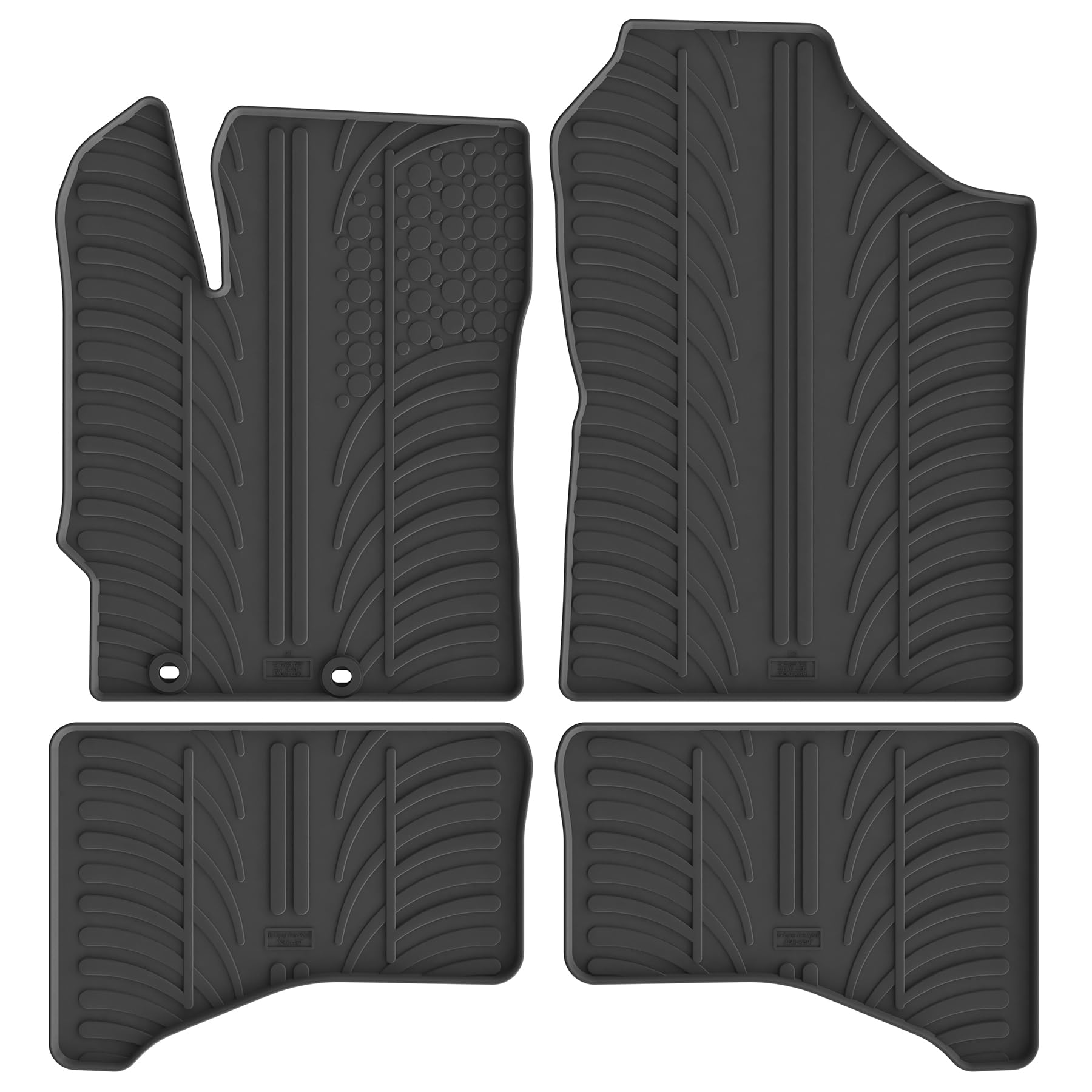 Tapetes de goma GledRing 0269 para coche juego de 4 piezas a medida 3
