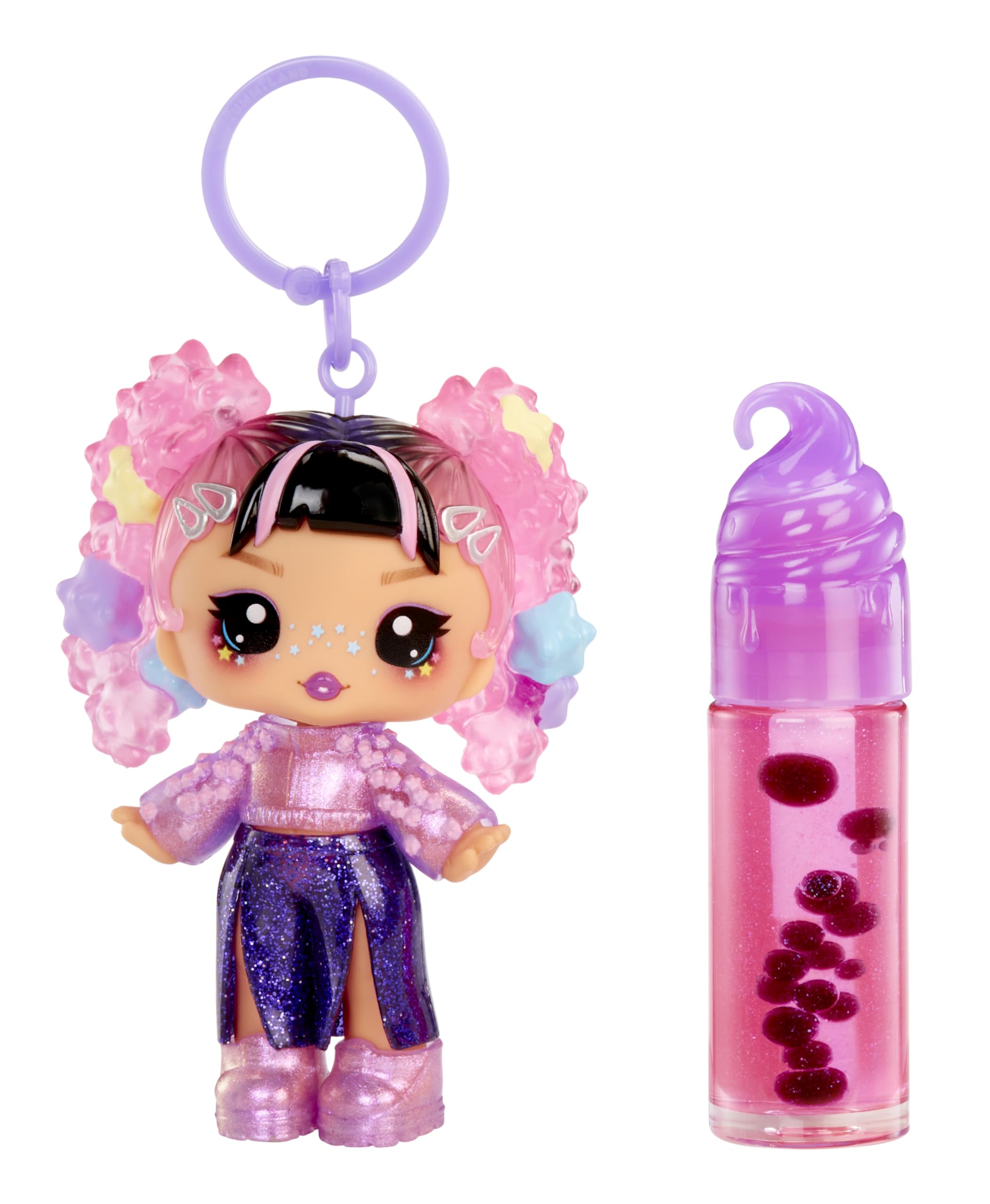 Yummiland X Licensed Sweets Lip Gloss Doll: Haribo Goldbears - Sweetie Goldbears - Comprend 1 Poupée, Lip Gloss DIY Porte-Clés Amovible, Jeu Cosmétique, Collection, Pour Enfants De 4 Ans Et Plus