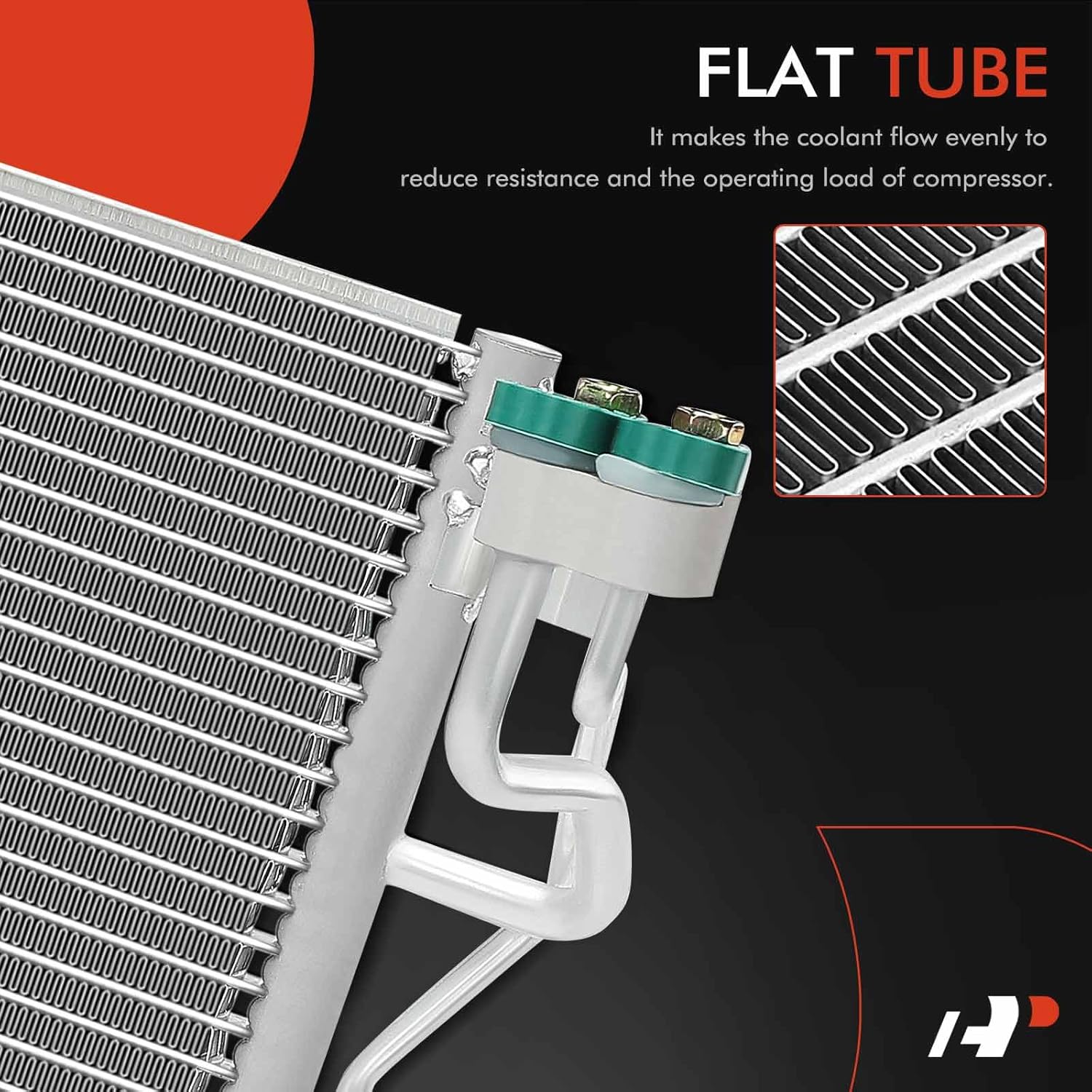 A-Premium Air Conditioning A/C Condenser Compatible with Hyundai Kona 2018 2019 2020 2021 1.6L, Replace# 97606J9020