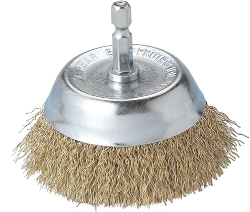 Miniatura 12 de 183010 - Rueda de alambre prensado de 6" x 3/4" x 2", 1/2", 5/8", alambre de acero al carbono .014 Acero al carbono 0.014