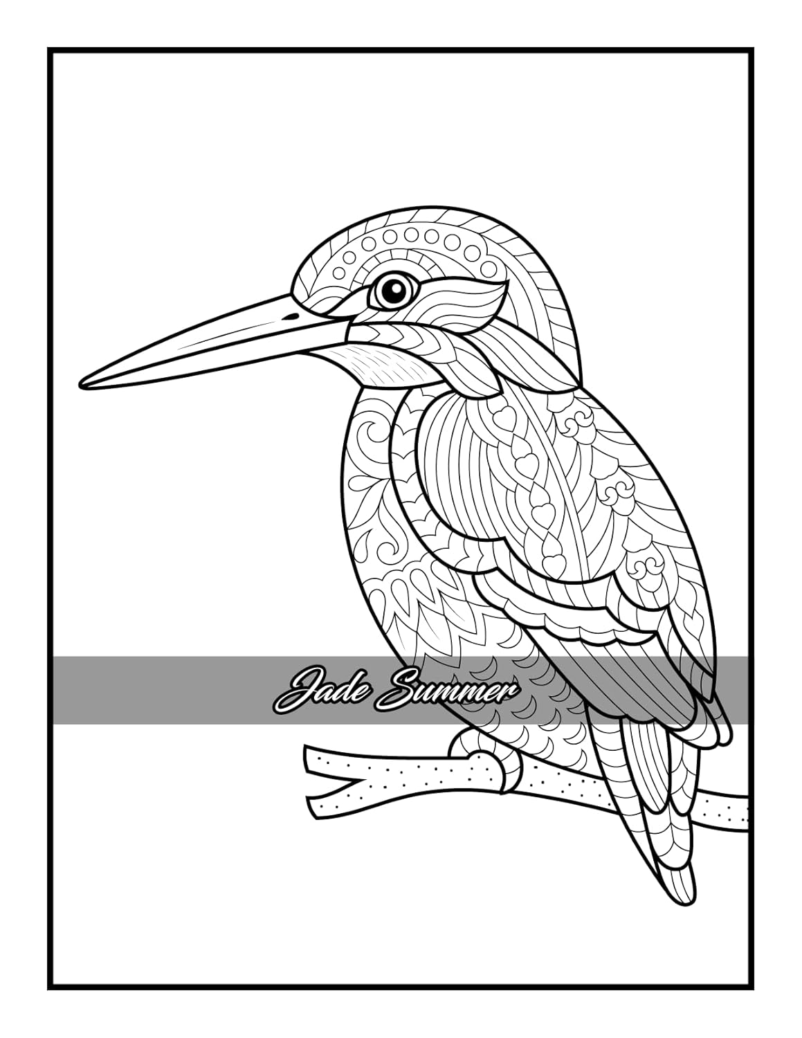 100 Animals: An Adult Coloring Book with Lions, Elephants, Owls, Horses, Dogs, Cats, and Many More! - Image 87
