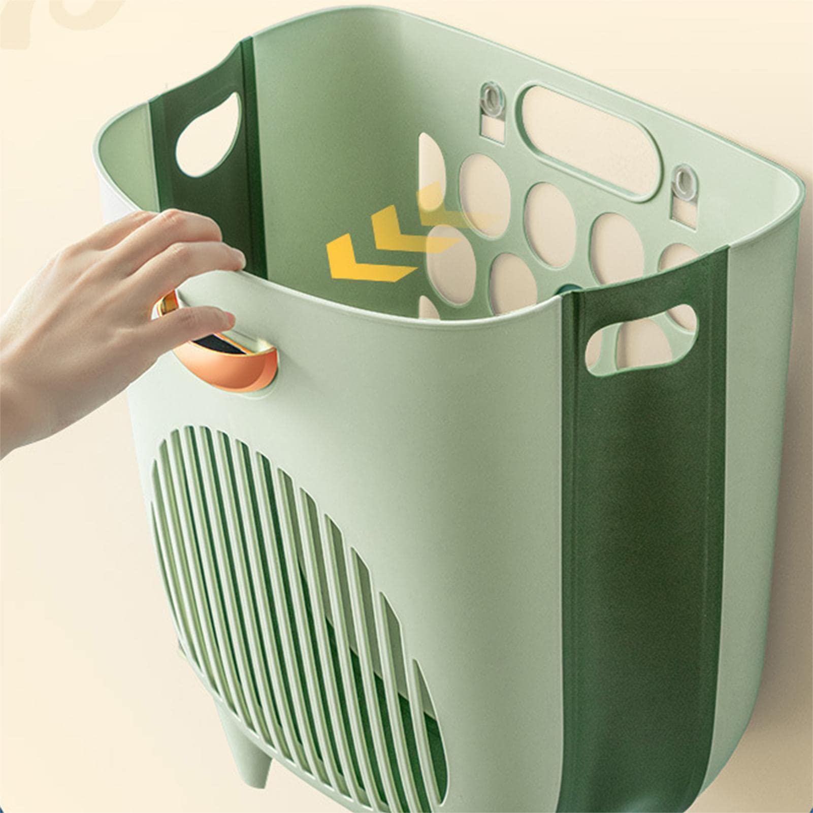 YOUDENOVA Corbeille à Linge Panier à Linge Panier De Rangeent Panier Linge Sale Corde En Coton