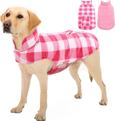 Kuoser - Abrigo de invierno para perro de estilo británico, resistente al viento, ropa para perros, chaquetas para perros, chaleco para perros