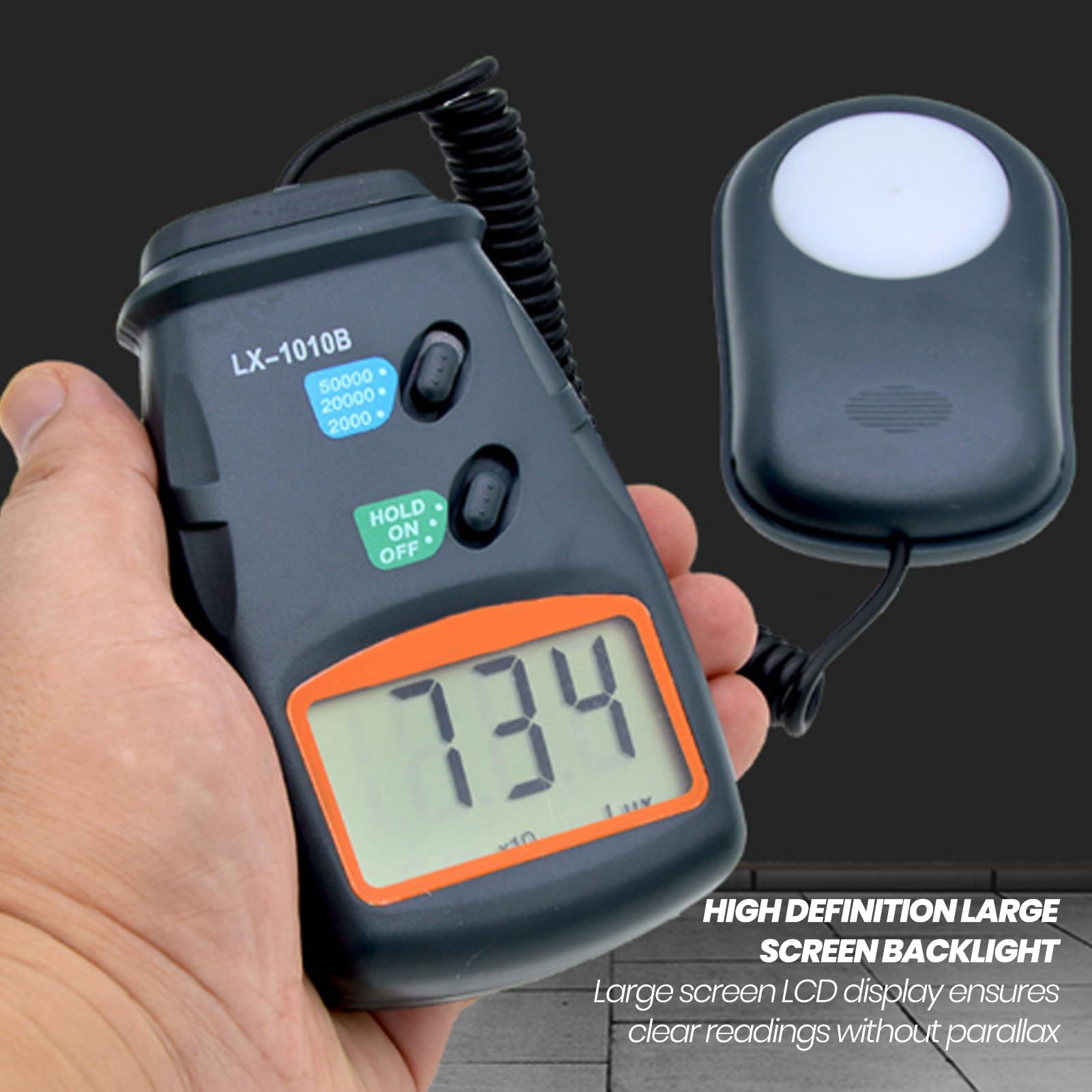 Amazon.com: 50,000 Digital Light Meter, LCD Screen, Handheld