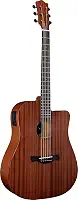 VIOLÃO FOLK CUTAWAY EQ AÇO T/SAPELE B/S SAPELE KANSAS GRAN RESERVA NTOP TAGIMA