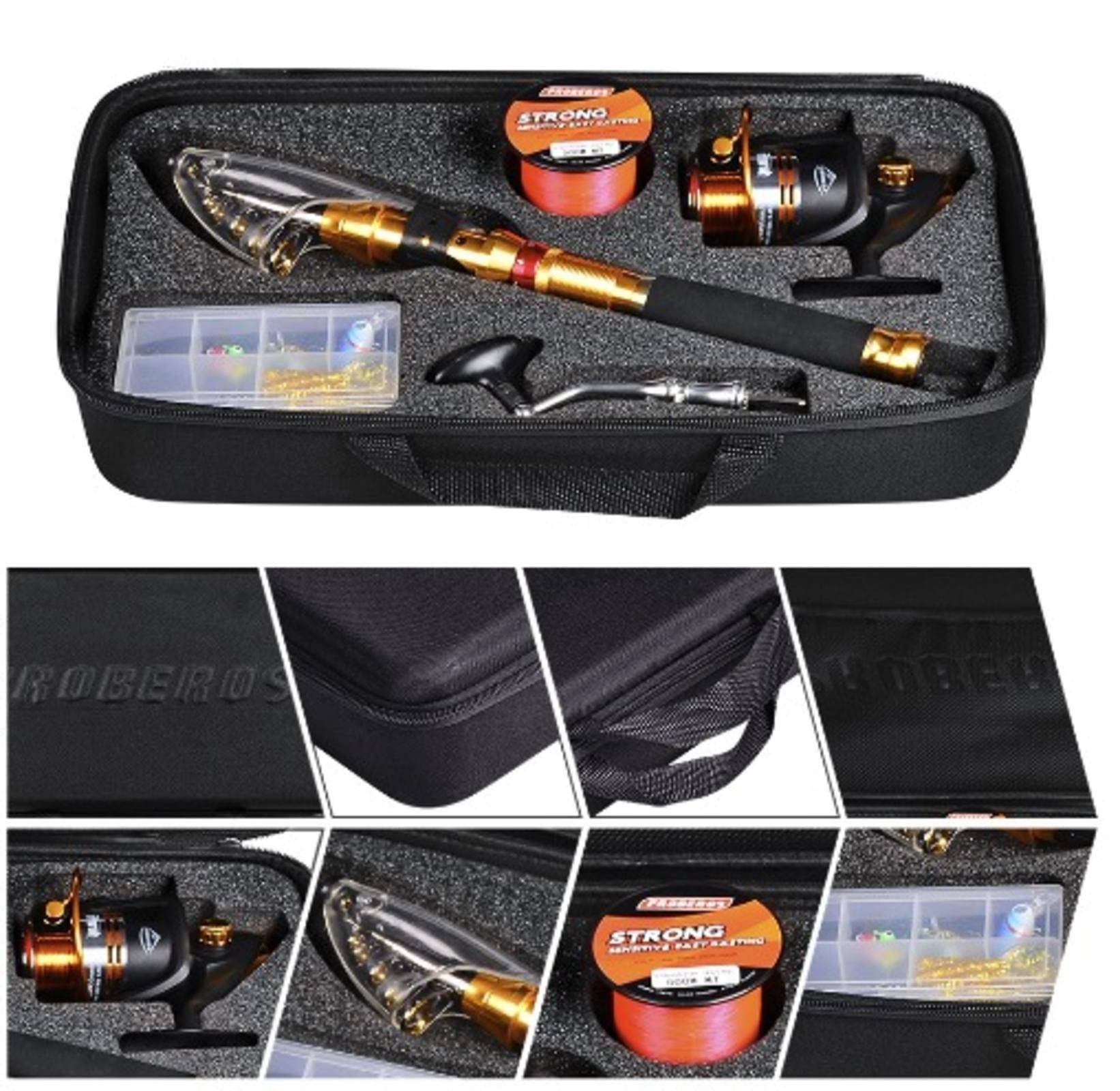 Hengel Reel Lokken Set Vissen Combo's Hengel Met Baitcasting Visserij