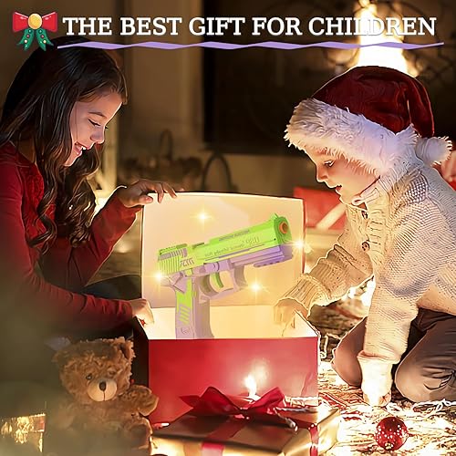 Miniatura 7 de Pistola de juguete de eyección automática de carcasa con bala suave, pistola de juguete de recarga automática de rebote para juegos de disparos,