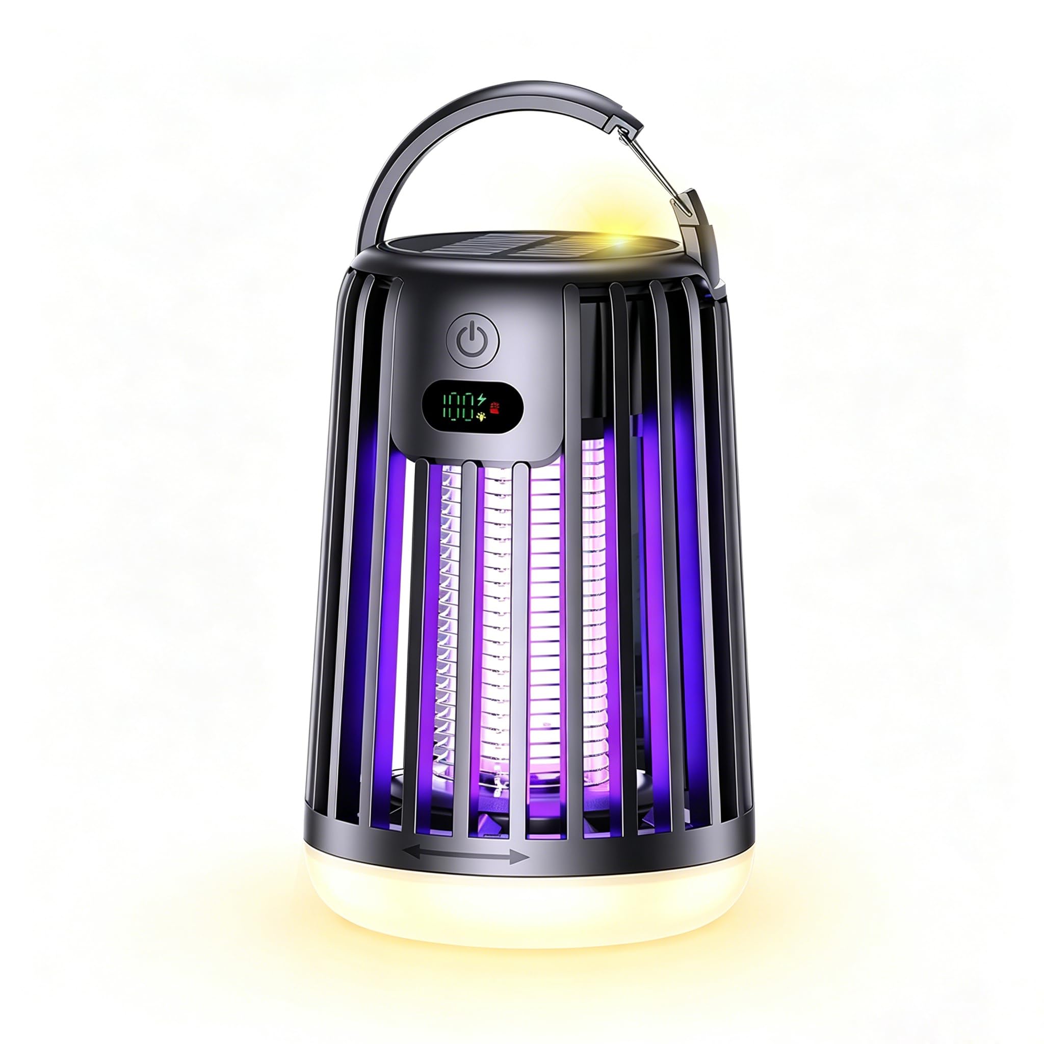 WeenthAvenue Solar Bug Zapper, Electric Camping Lamp