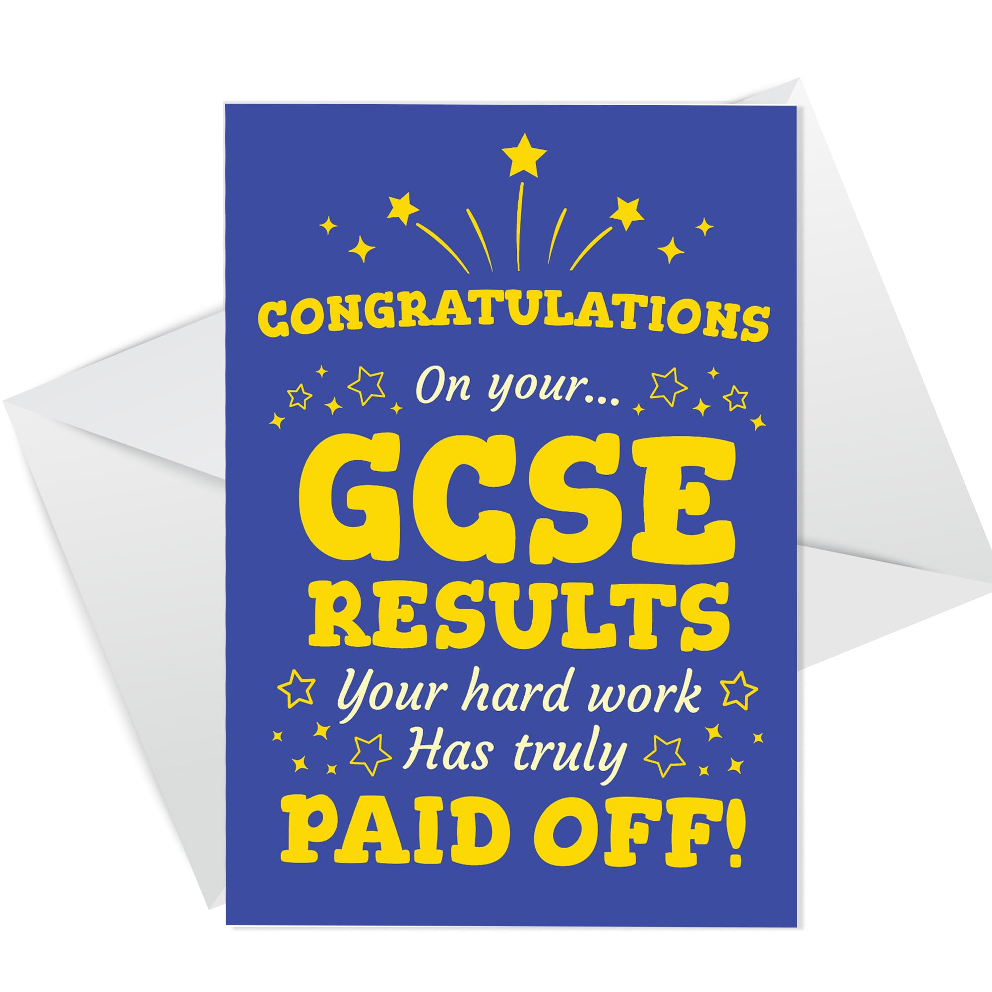 RED OCEAN Congratulations On Your Fantastic GSCE Results Card With Envelope Congratulations Card Well Done Card For Daughter Son GCSE Results Card A6 Greetings Card