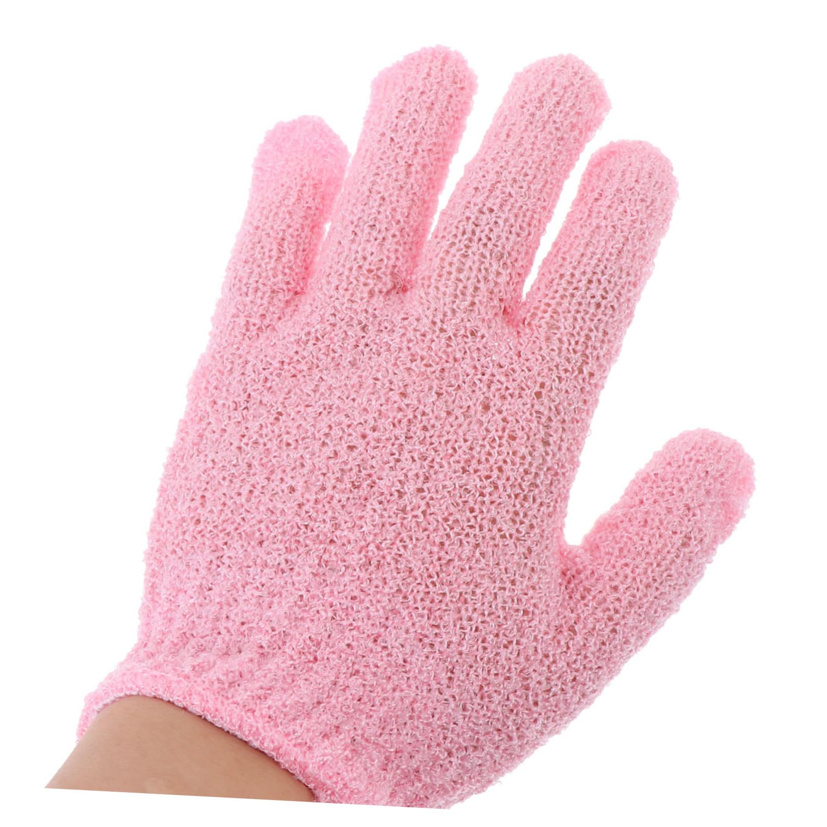 16 Paia Guanti Esfolianti Corpo in Nylon Guanto Doccia Cinque Dita con Polsino Elastico Guanti da Bagno Spa per Uomo Donna Lavabili in Lavatrice Esfoliazione Delicata e Duratura