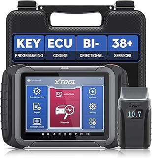 XTOOL D8BT Automotive Diagnostic Scan Tool with 3-Year Updates, 2023 Newest, CAN FD, ECU Coding, 38+ Services, Bi-Directional Control, All Systems Diagnostics, Key Programming, Crankshaft Relearn