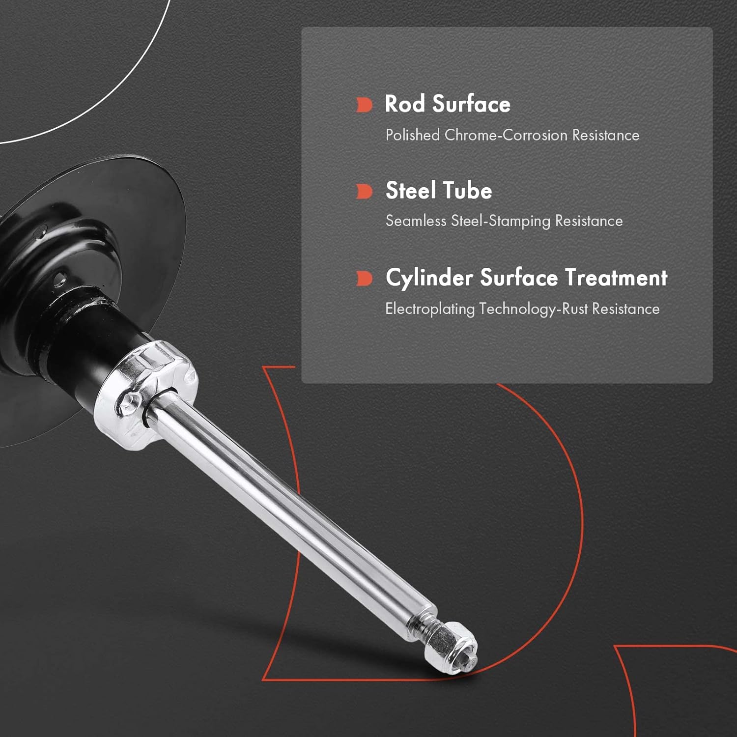 A-Premium Front Shock Absorber Compatible with Chrysler PT Cruiser 2001-2010, Replace 235626