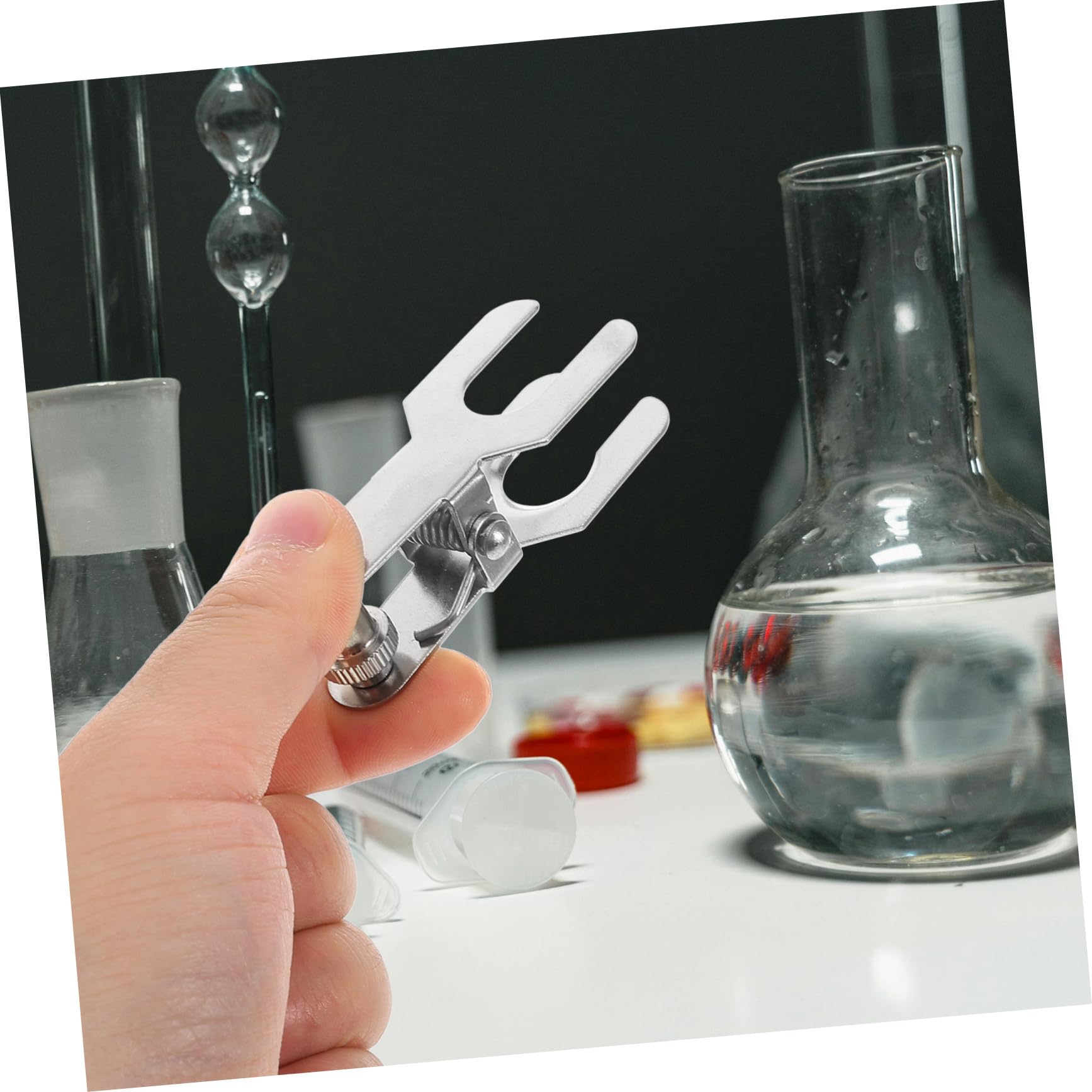DECHOUS 3pezzi Morsetto Per Per Laboratorio Morsetto Per Sferico Pinza Da Laboratorio
