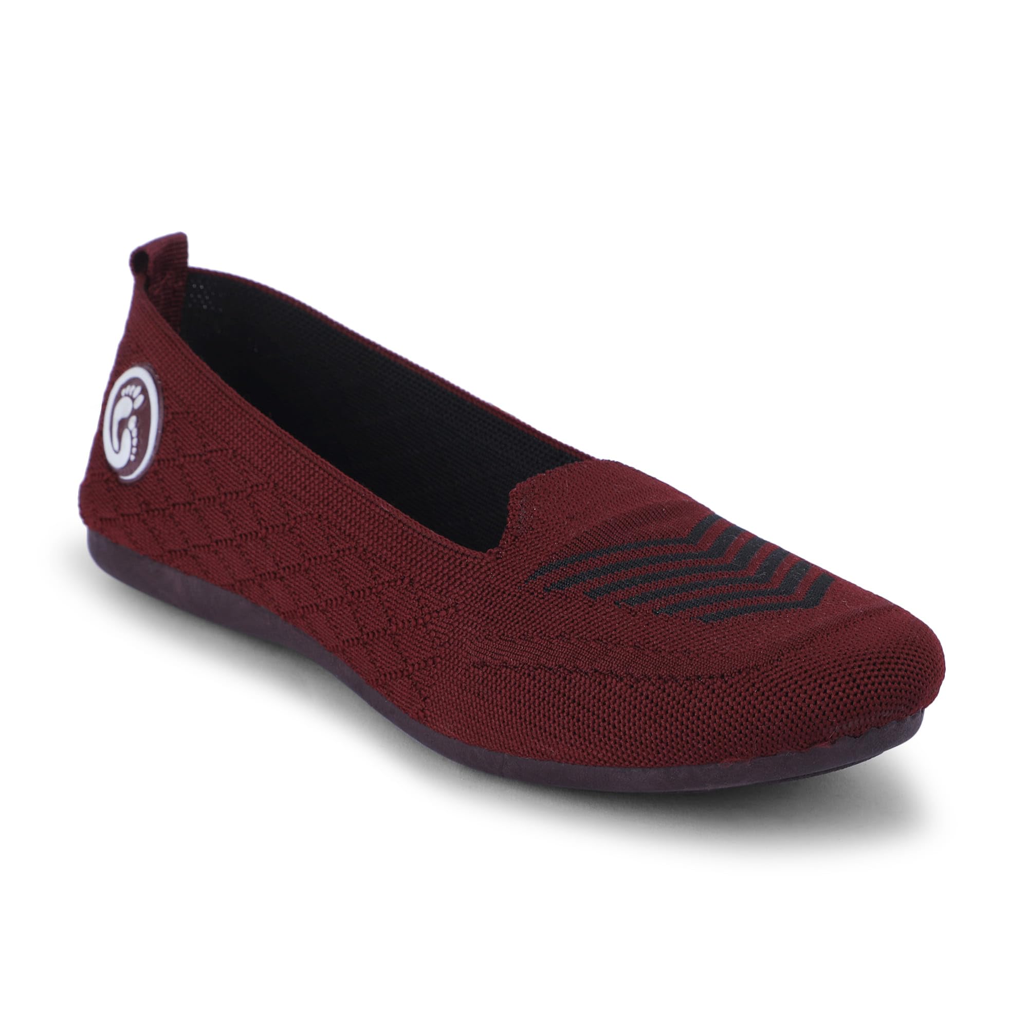 navastep (move in style and comfort) Official Women Knitted Ballerina Flats Slip-On | Lightweight Breathable Comfort Fit | Soft Sole Casual Stylish Footwear (Dusty Mauve) Size 5-picture-30