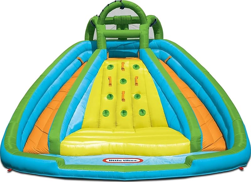 Little Tikes Rocky Mountain River Race Inflatable Slide Bouncer, 161" L x 169" W x 103" H/Weight: 50.00 lbs., Multicolor