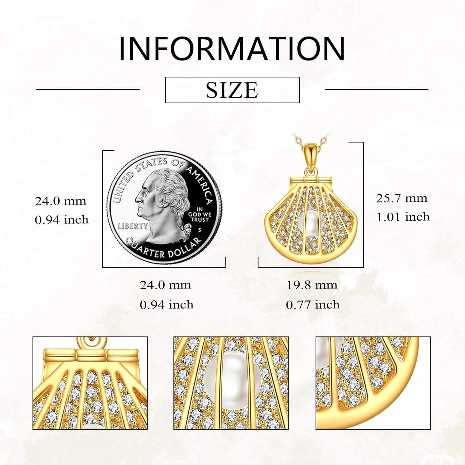 Ocean Necklace 925 Sterling Silver Wave Pendant Sea Jewelry Gifts for Women - Image 4