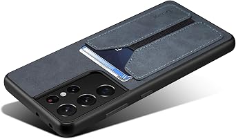 Kowauri for Galaxy S21 Ultra Case,SM-S21 Ultra PU Leather Wallet Case with Credit Card Slot Holder Ultra Slim Protector Case for Samsung Galaxy S21 Ultra 5G 6.8 inch Gray