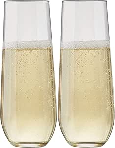 Flûtes à Champagne En Plastique Tritan - Lot De 12, Réutilisables, Incassables - Pour Mariage, Fête, événements - 13