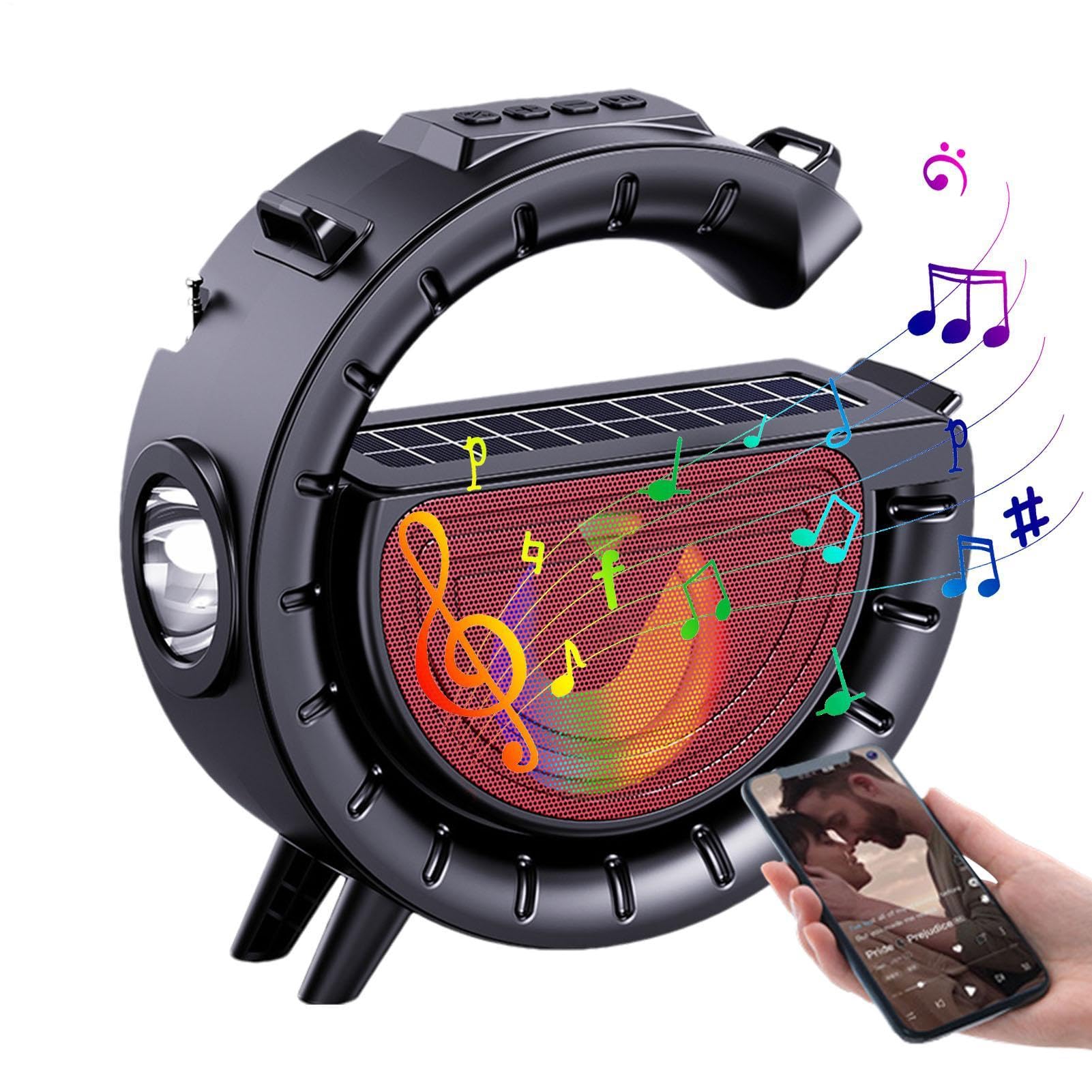 Enceinte portable avec couplage stéréo et basses puissantes
