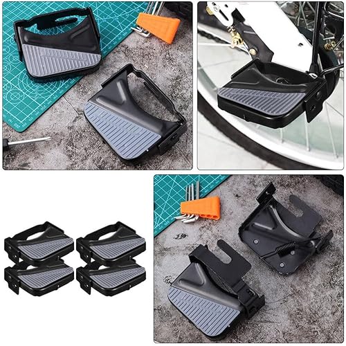 Miniatura 3 de BESPORTBLE 2 Pairs Bike MTB Pedals Electromobile Pedals Pedal Cycling Back Axle Pedals Professional Treadles Rear-Wheel Treadle Useful Bearing