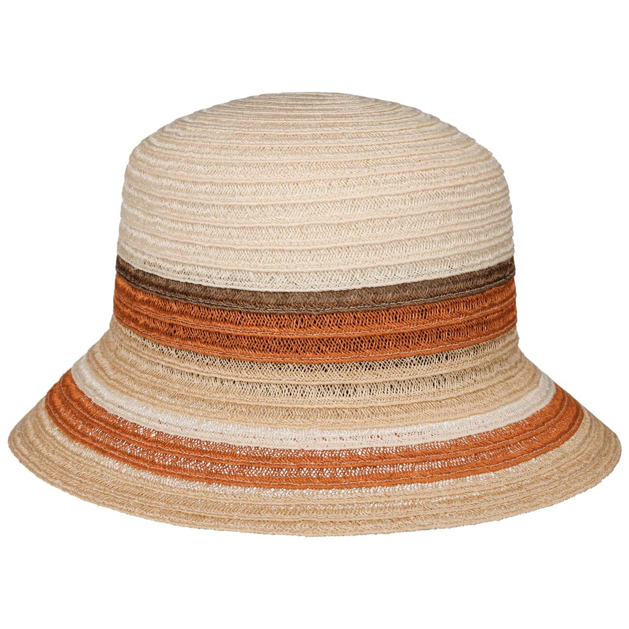 Mayser Noela Quattrocolour Strohhut Glockenhut Packable Made in EU Damen Frühling Sommer