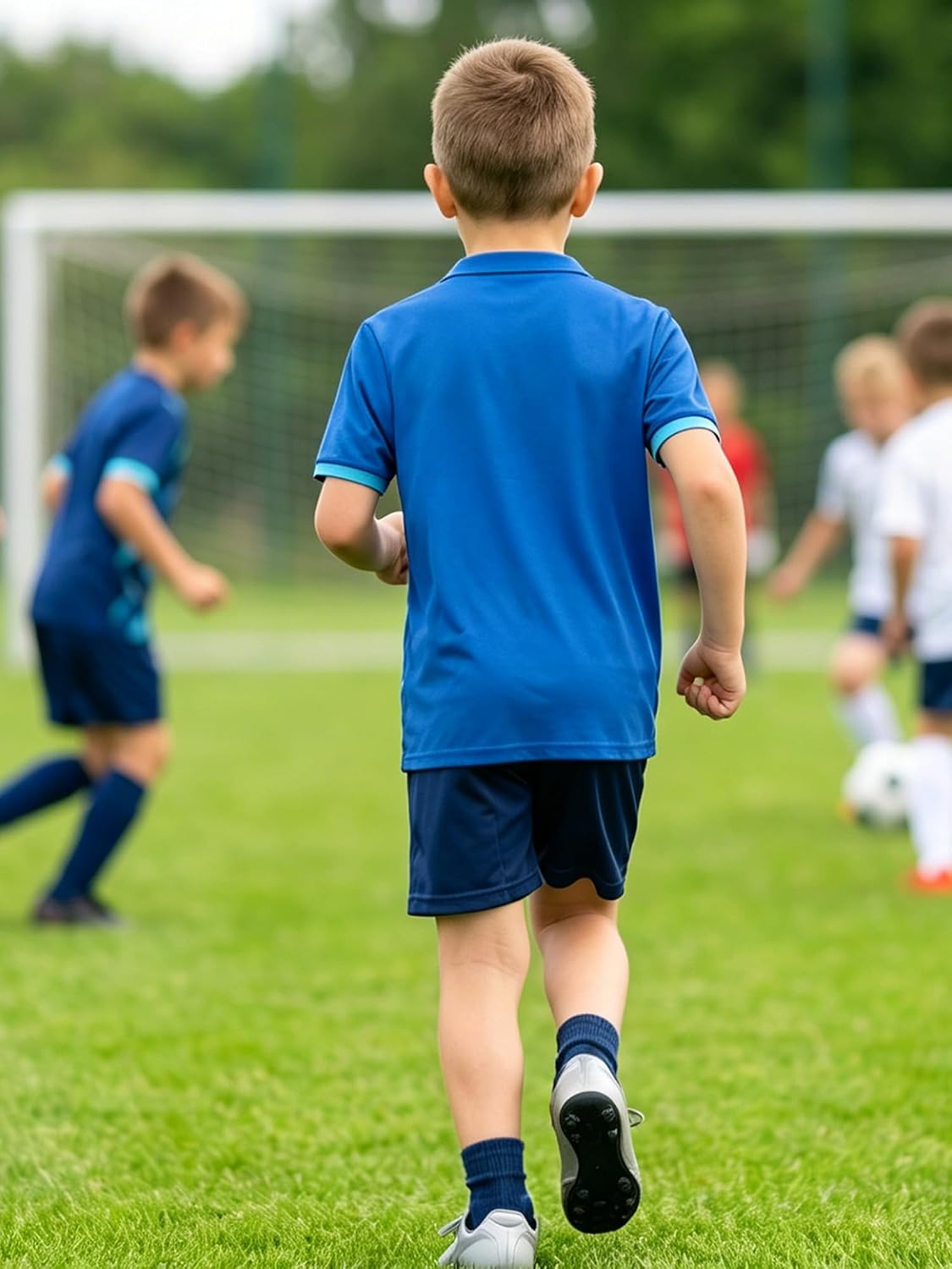 Jugaoge Kids Performance Shirts Activewear Compression Shirt | Football Training Shirt,Running Sports Tees,Graphic Print,Cool Dry,Loose Fit,Shorts Sleeves,Upf 50+,Base Layer T-shirt