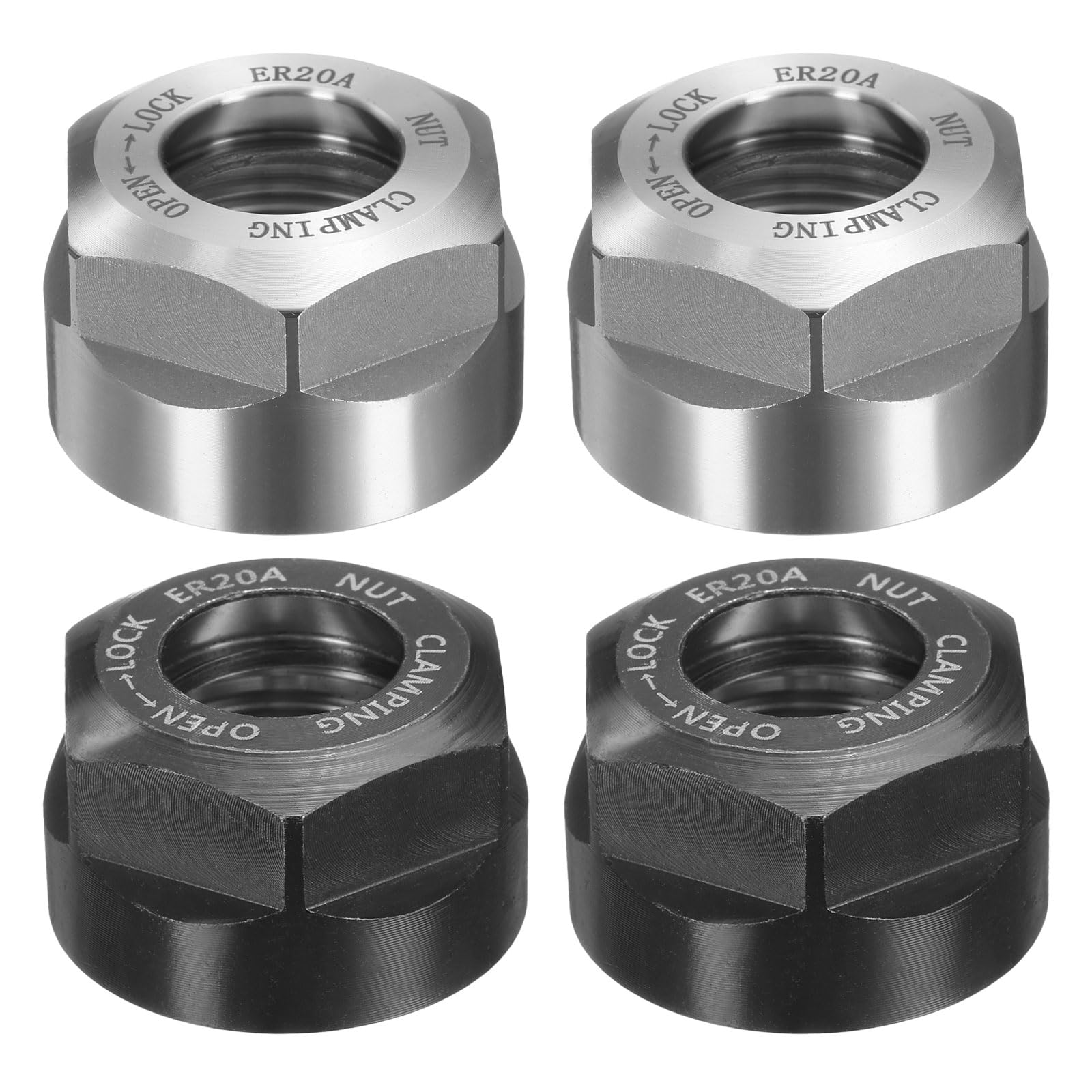 Écrou de serrage ER20-A anti-vibration à équilibre dynamique pour fraiseuse CNC
