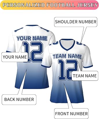 Custom Jersey - Personalized Team Football Jerseys
