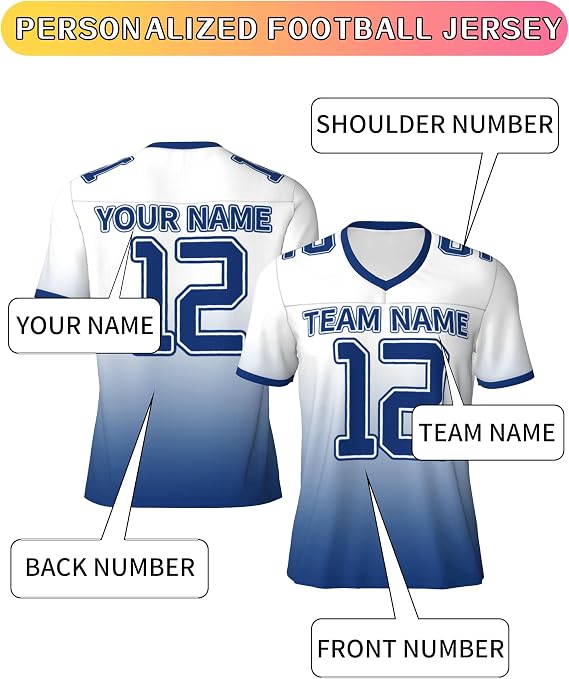 Custom Jersey - Personalized Team Football Jerseys