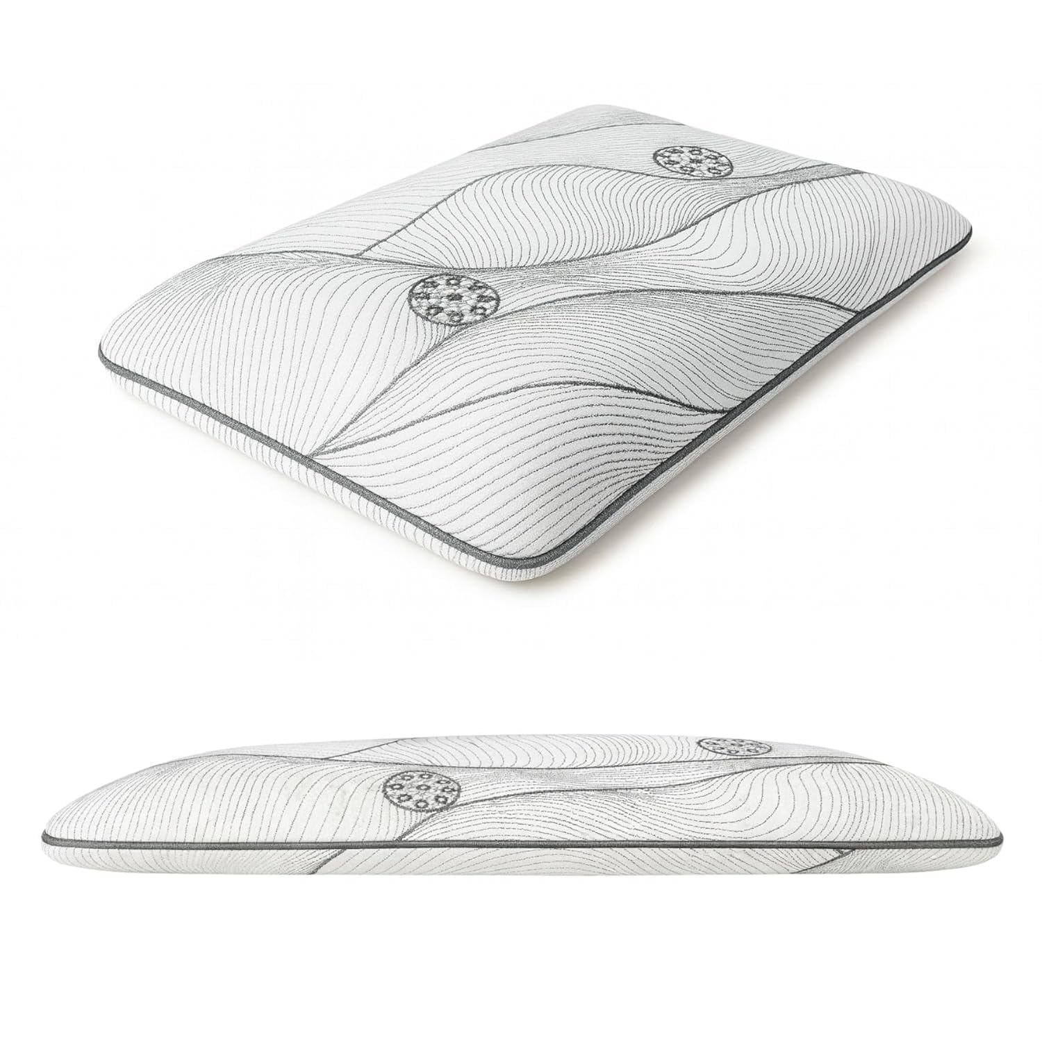 Sove Ultra Slim Memory Foam Pillow | Set of 1 | Size 2.5x24x15.5 Inch | for Low Height Sleep | Slim Profile | Neck Support Pillow | Lightweight, Portable & Travel Friendly | Sleeping Thin Pillow-image-6