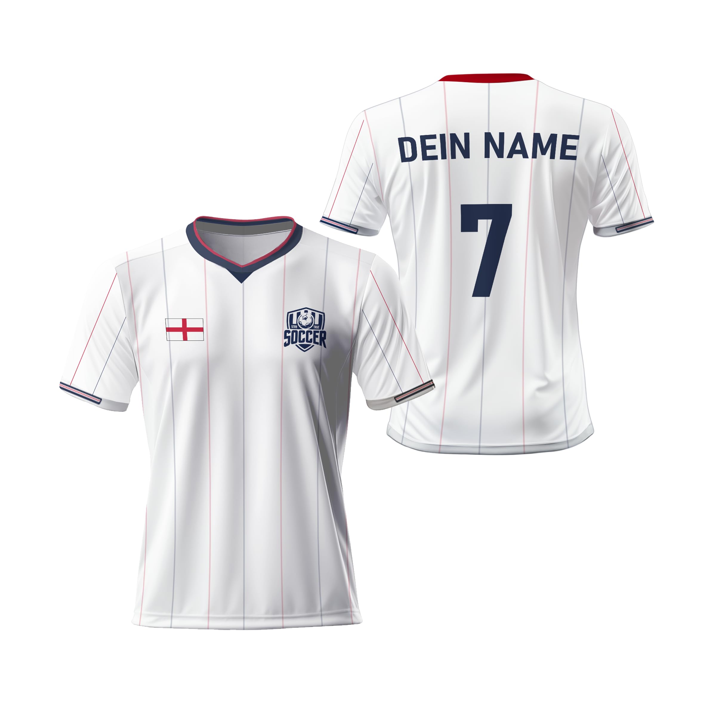 2026 Football Jersey, Personalised with Your own Name and Number, Breathable Fan Shirt for Women, Men and Kids, the Perfect Football Gift for the Big Tournament 2026 โ image 1