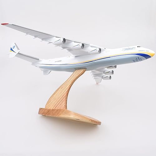 Miniatura 2 de Antonov 225 Modelo de avión - An-225 Modelo de avión Antonov 225 Mriya Colección a escala 1:250 Modelo de avión con soporte de madera