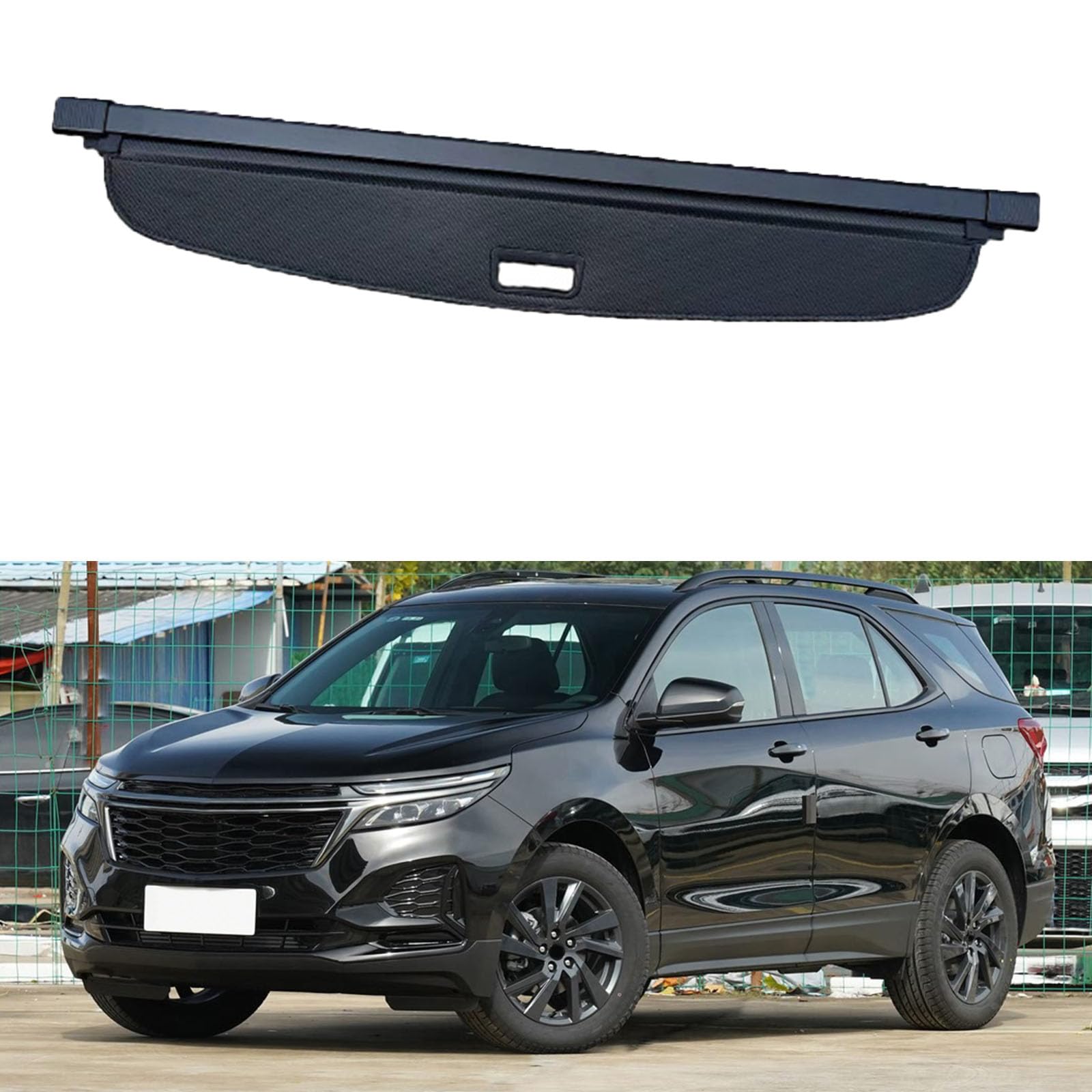 SXLGDW Car Retractable Rear Trunk Parcel Shelf,Compatible with Chevrolet Equinox 2017-2024,Car parts