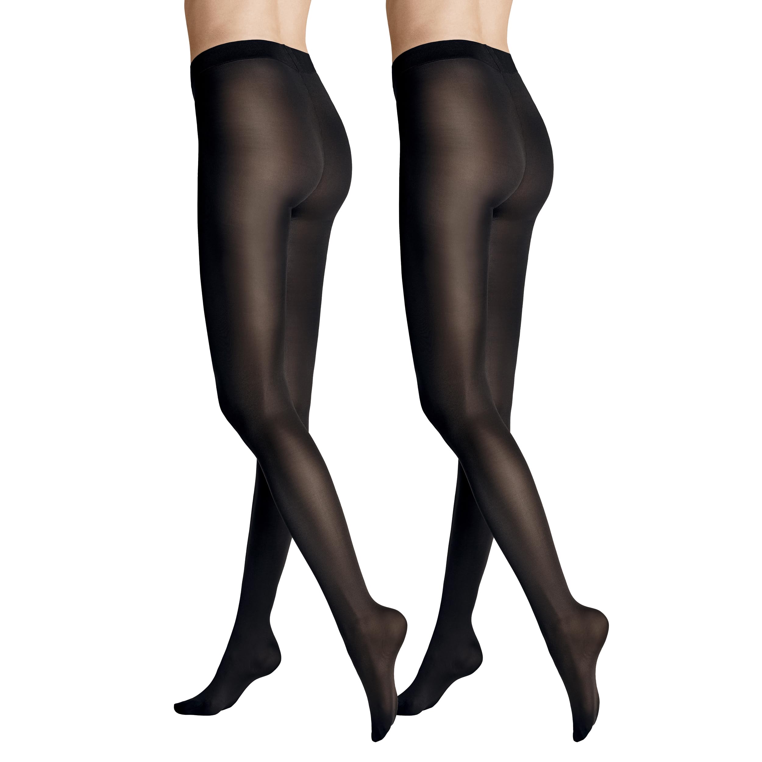 Hudson Women's Black (Black 0005) Simply 40 2Pack Tights 55, 22 (Manufacturer Size: 48/50)