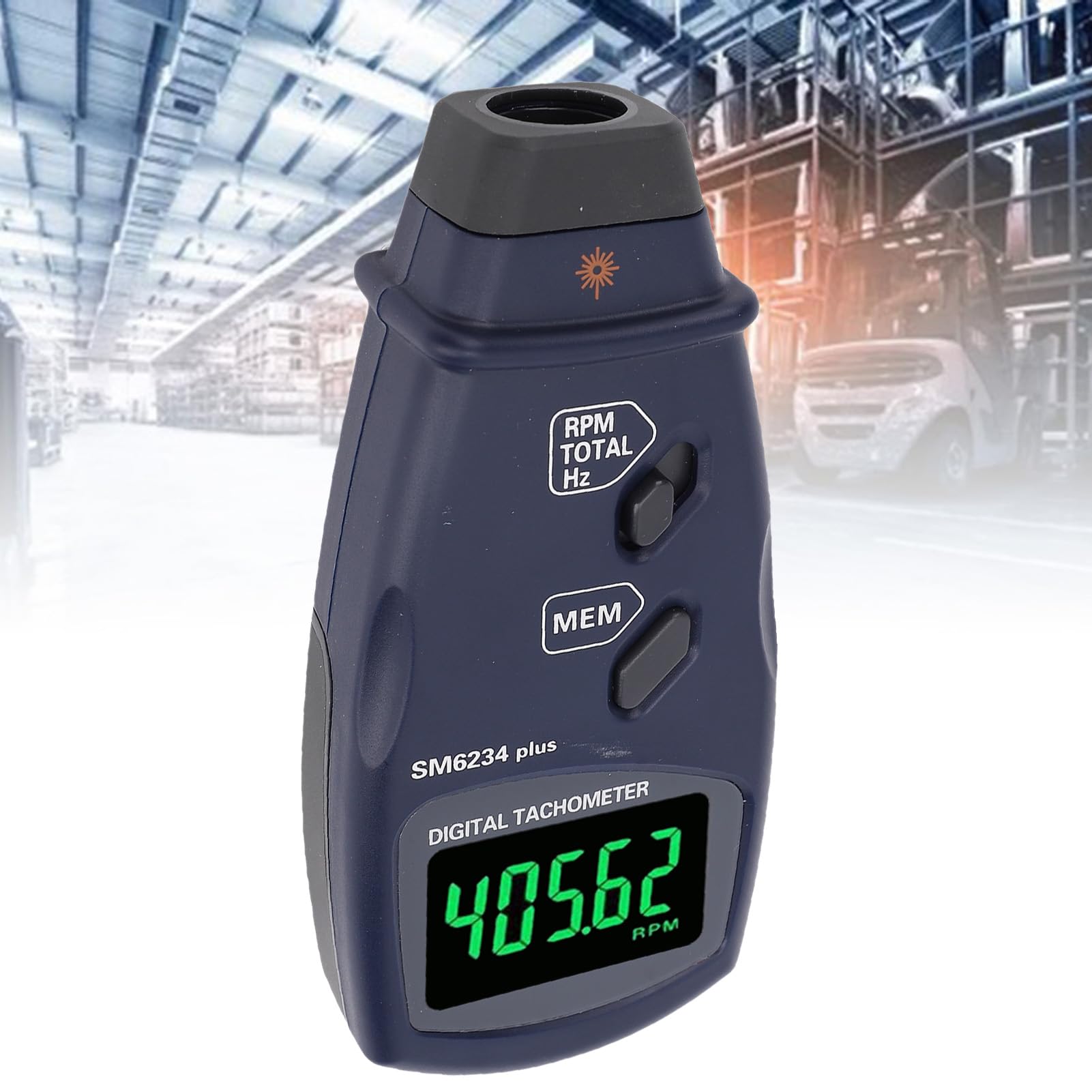 Jiawu Contagiri Digitale, Contagiri, 2 in 1, Tester di Rivoluzione LCD per Piccoli Motori, Strumento di Misurazione Accurato per Appassionati di Auto e Meccanici