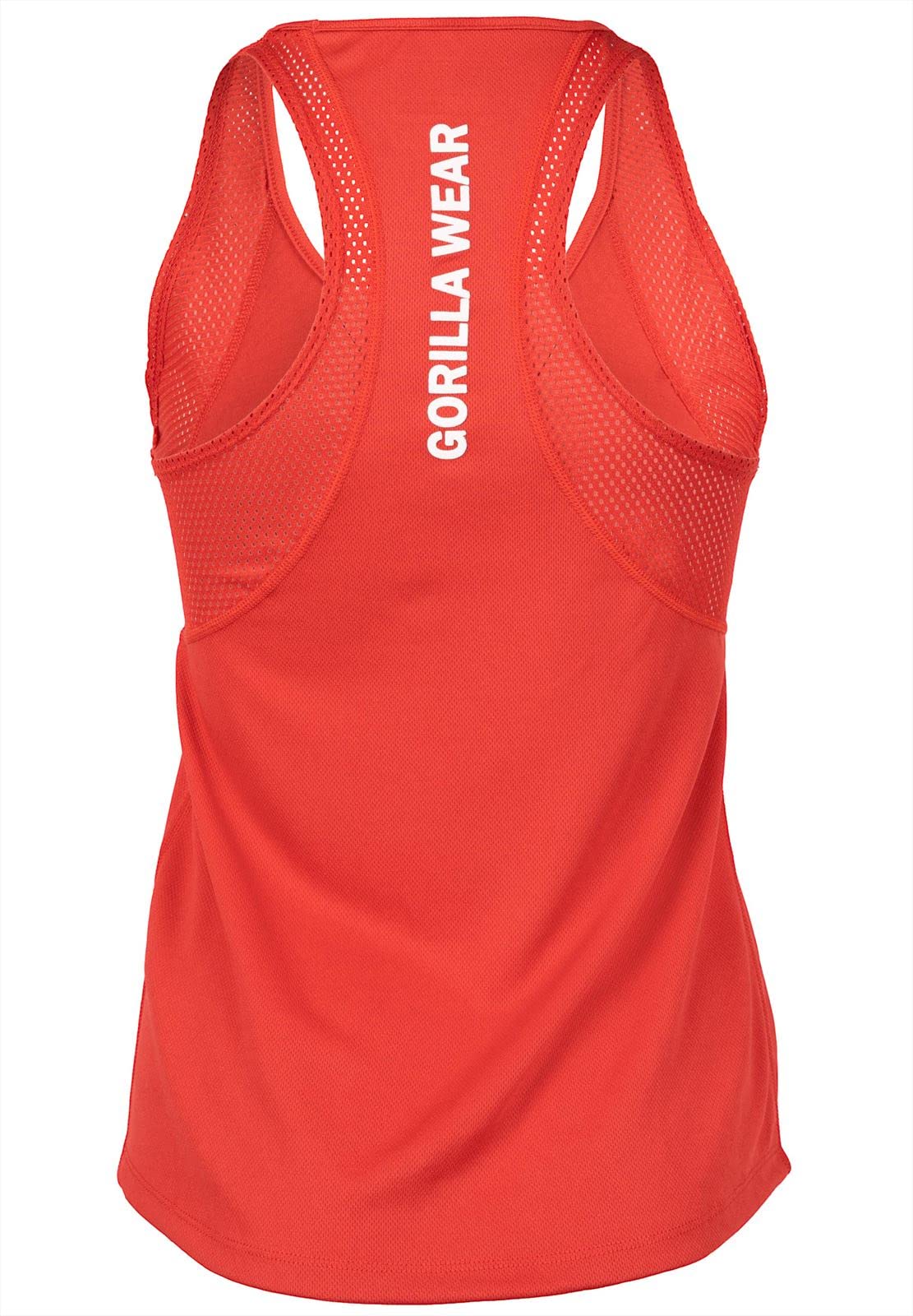 Gorilla Wear - Seattle Tank Top – czarny – Bodybuilding Sport na co dzień, czas wolny, z nadrukiem logo, lekka i wygodna dla optymalnego ruchu z poliestru