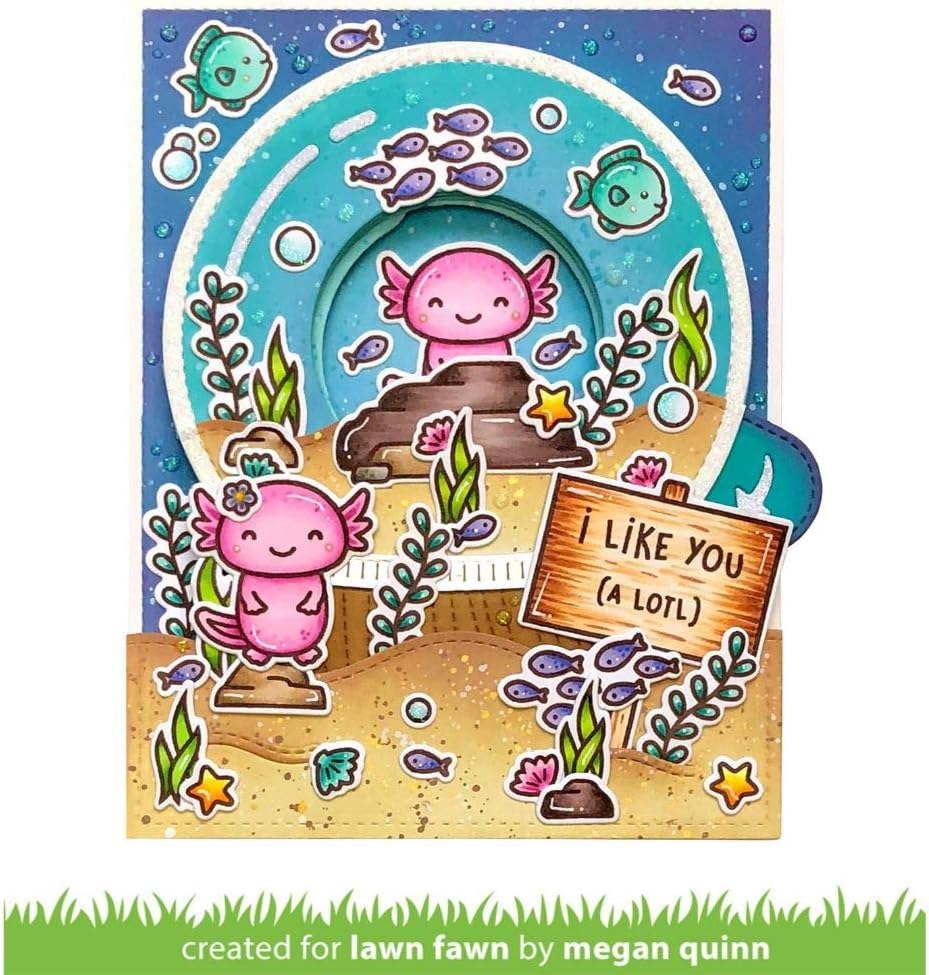 Lawn Fawn Clear Stamps 3"X2"-I Like You (A lotl) -LF2464