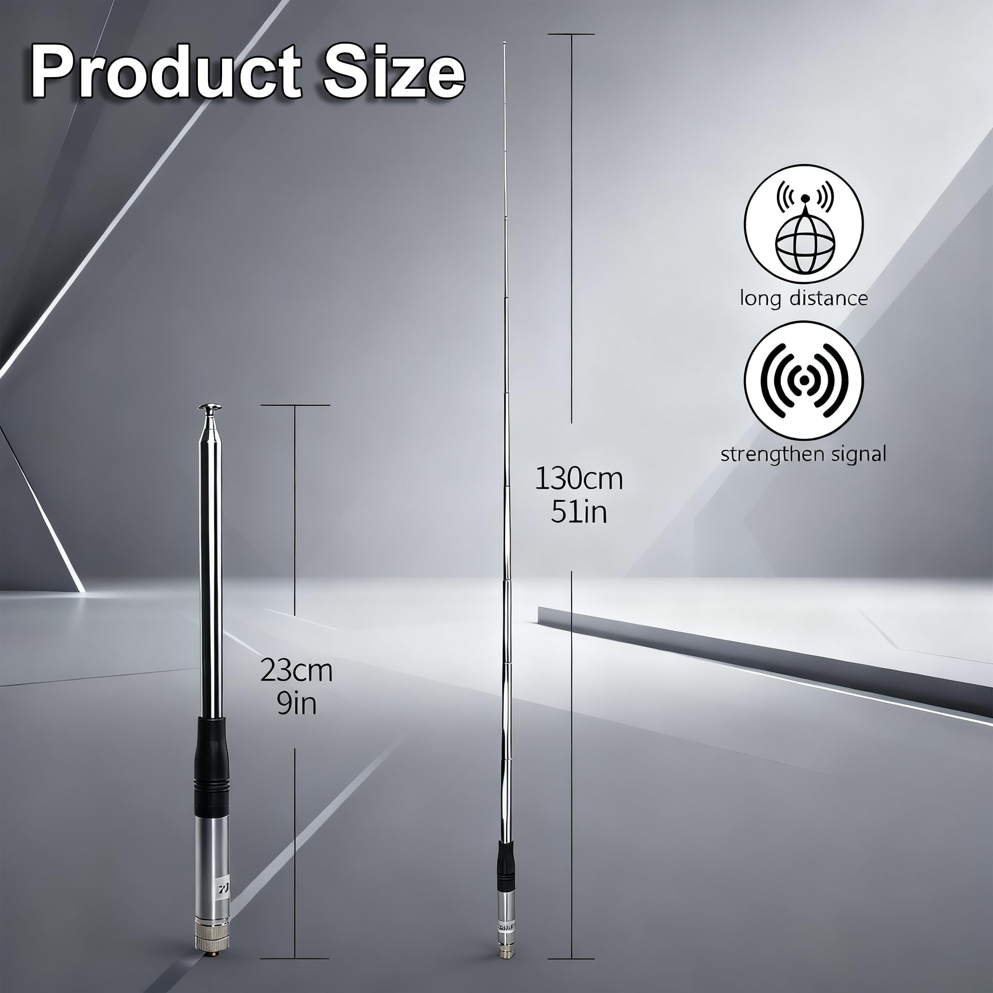 Amazon.com: HYSHIKRA Quansheng Telescopic 27Mhz CB Antenna
